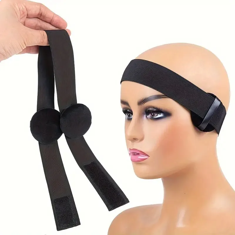 Perückenkappen Aliader 1pc Haar Elastizitätsband für Perücken mit Magictape Stirnbandkante Leg Schal Wraps feste Spitze 230630