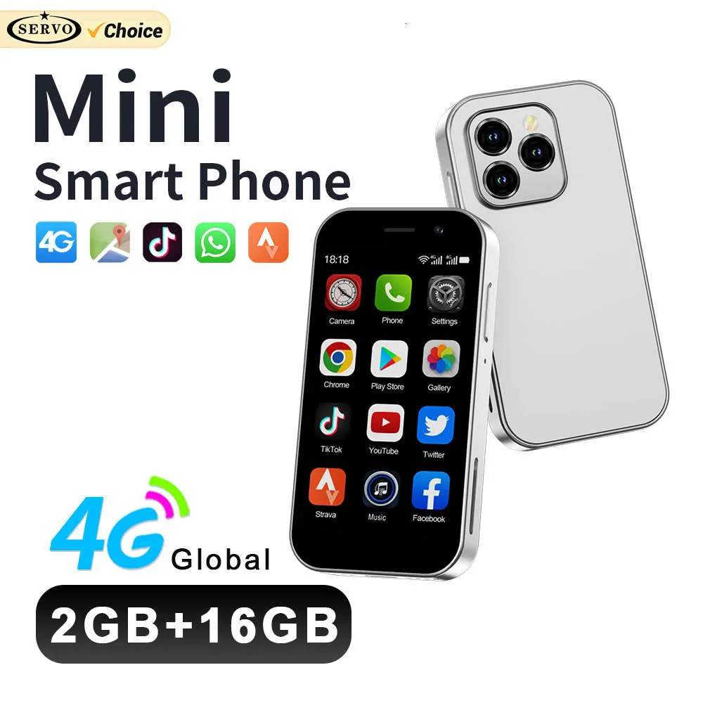 Servo King8000 Amiral Gemisi Mini Akıllı Telefon 4G LTE Hücresel 2sim Kart Android 10.0 Yüz Kilidi 2GB 16GB 3 "HD Küçük Akıllı Telefonlar