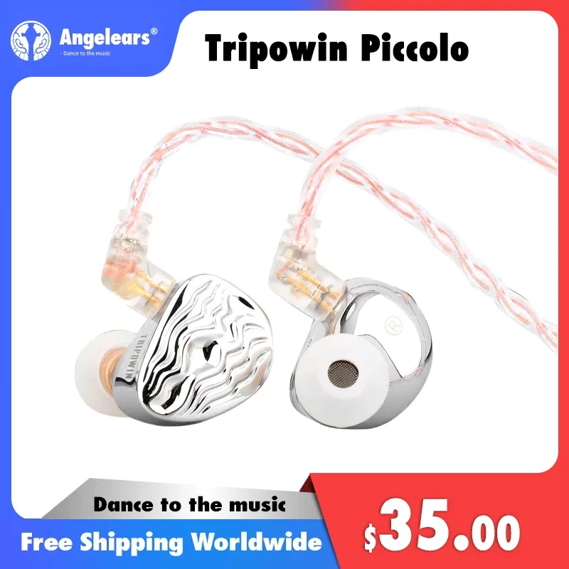 Écouteurs Tripowin Piccolo dans les écouteurs d'oreille 11 mm Dualcavity LCP Dynamic Driver Écouteurs