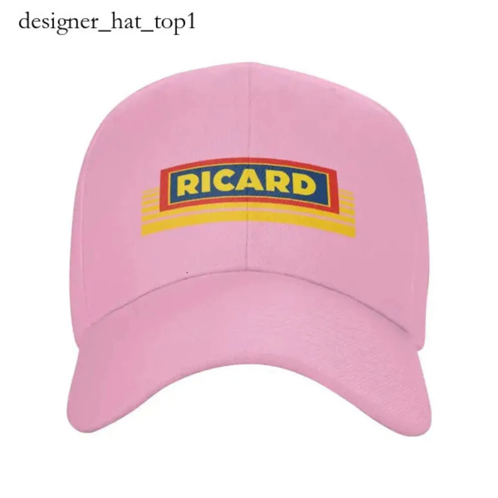 Ricard Ball Caps Designer Bob Ricard Hat For Men Women Top Kwaliteit Baseball cap Meerdere kleuren Stijlvolle Casquette Verstelbare hoeden Sunshade Baseball Cap 3407