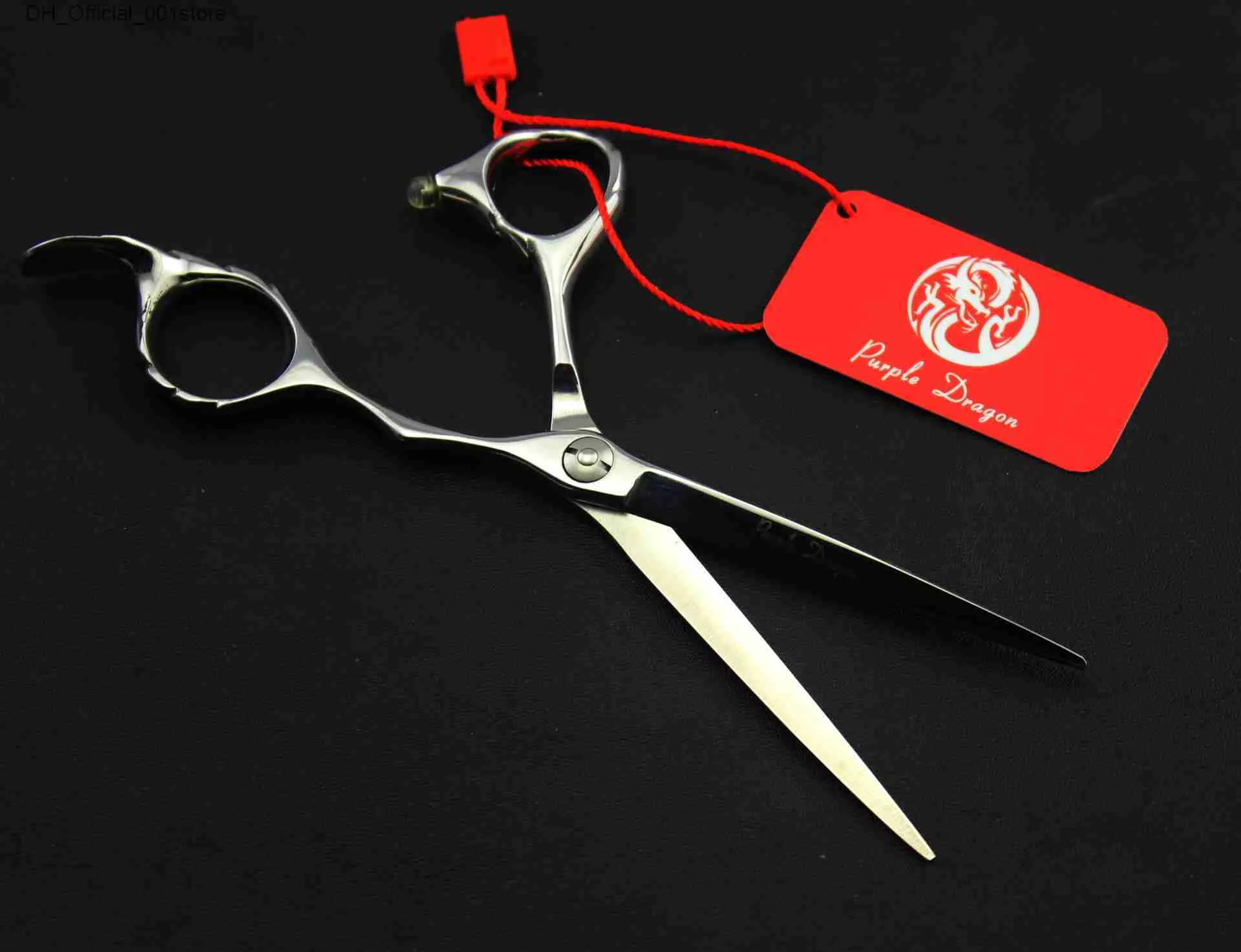 Hair Scissors 525# 5.5 Brand Purple Dragon Best Professional Hairdressing Scissors JP 440C Home Salon Barbers Cutting Scissors Hair Shears Q240425