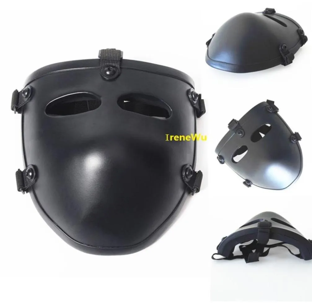 Hela armé Aramid Kevlar Ballistic Half Face Mask Tactical Combat Mask Hunting Protective Mask Ballistic Face Cover NIJ Level 6268491