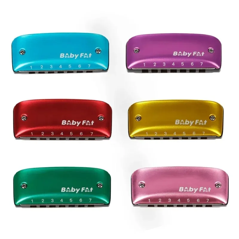 Babyfat 7 Hole Blues Harmonica Standaard Paddy Country Minor Tuning Key van C D F G A BB