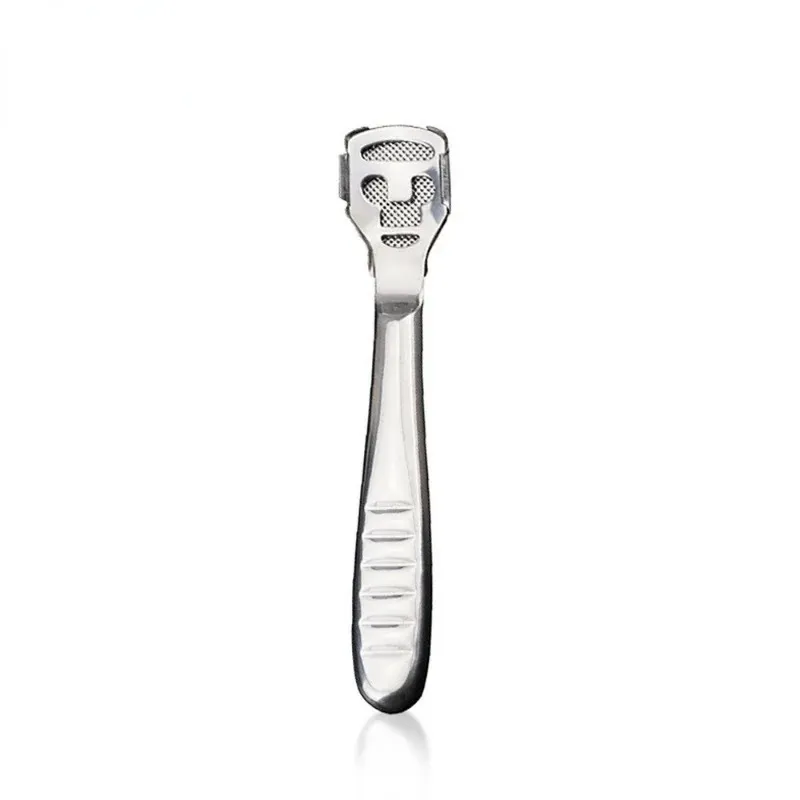 Pied Callus rasoir talon Doueur de peau dure Pieds Hands Pédicure Tool Razor Shavers Poignée en acier inoxydable 10 lames Tools Foot Treat Tools