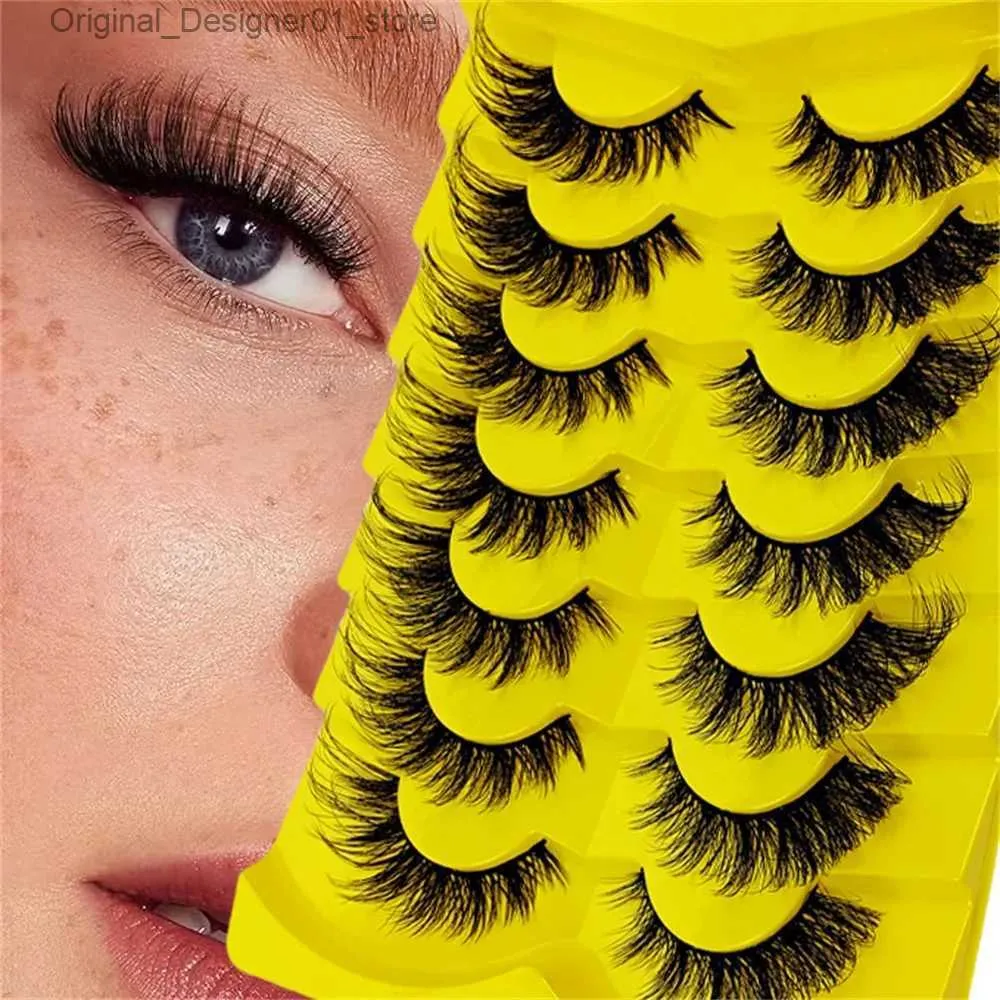 False Eyelashes 7 pairs of cat eyelids 3D wingtip eyelids lifting eyelids Fox eyelids makeup false eyelashes extension Q240425