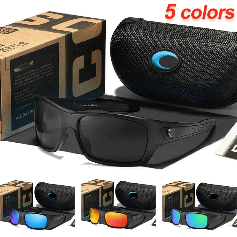 580p Costas Designer Sunglasses para homens Mulheres TR90 Esportes de alta qualidade Lente UV400 Drivando óculos de sol de pesca UV400