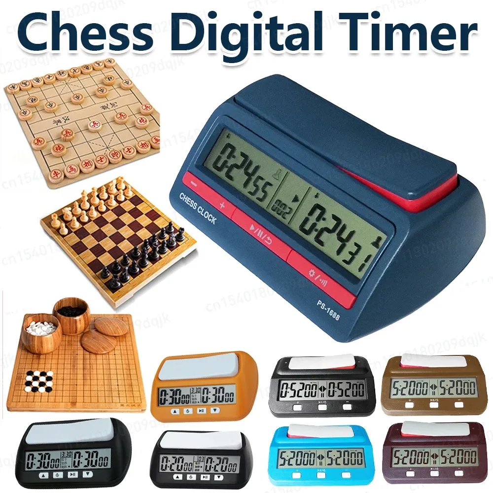 Clocks Professional Advanced Chess Digital Timer Chess Clock Count Up Down Board Game Clock Digital Schach Timer LCD -Wettbewerb Timer