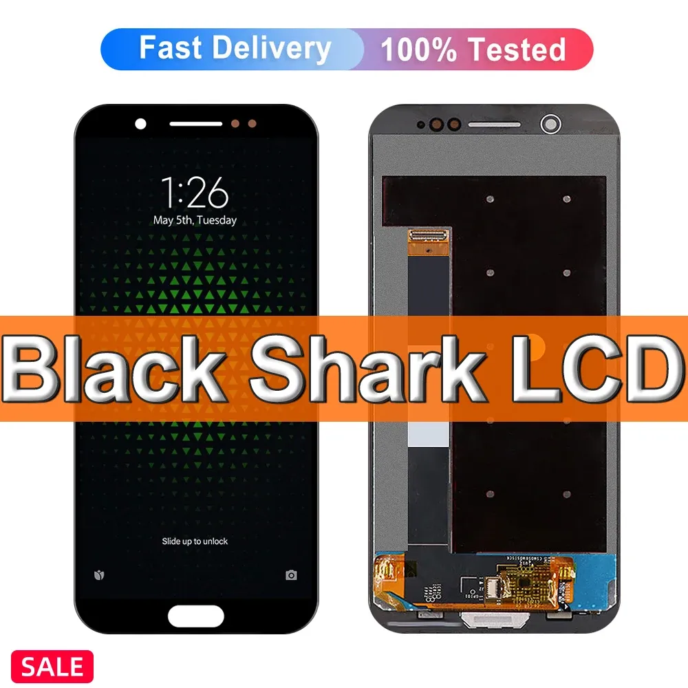 Ekrany AMOLED dla Xiaomi Black Shark LCD Wyświetlacz Digitizer Digitizer Wymienca Xiaomi Black Shark 1 SkRH0 SKRA0 Wyświetlacz