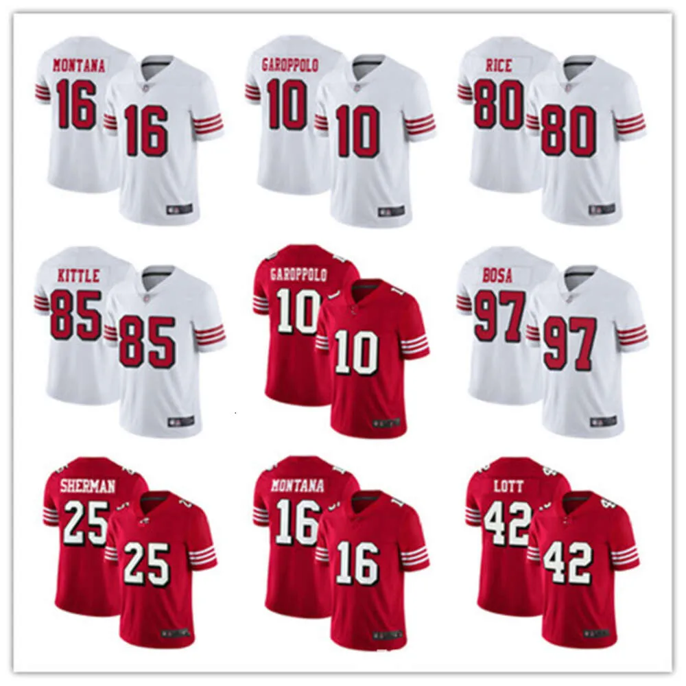 Football Jerseys 2020 Rugby Clothes 49 People 10#85#97# Red White Legendary Embroidered Men's Clothing