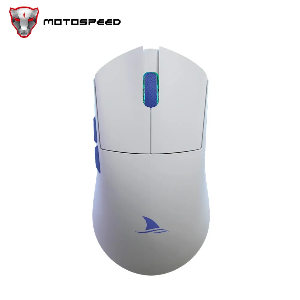 Мыши Motospeed Darmoshark M3 4 кГц беспроводной Bluetooth Gaming Esports Mouse 26K DPI TTC Переключает оптический датчик PAM3395 Программируемый