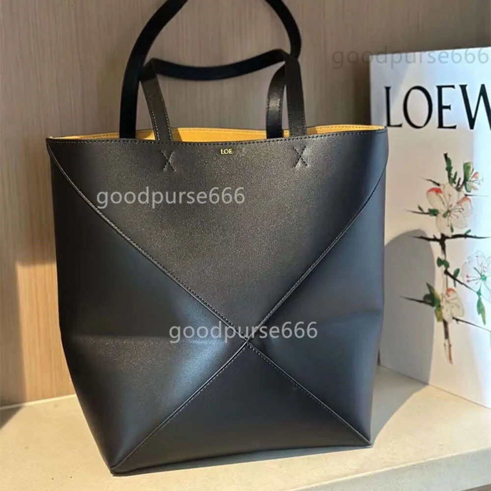 Torebki loe designer torby puzzle fold torebki na ramię Lady skórzana damska moda 2024 TOTE Moda duża pojemność geometria swobodna ręczna ręka