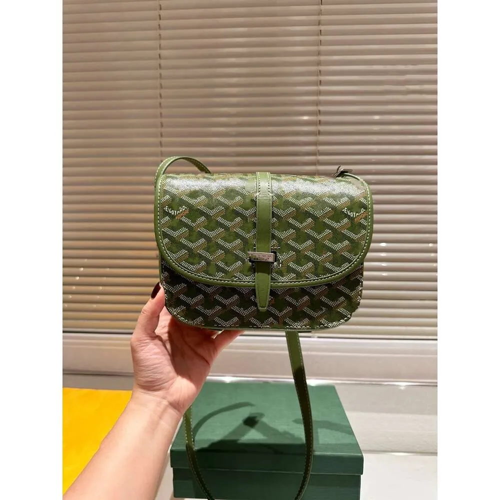 Exclusive New Shoulder Bag Selling 85% Factory Retail Classic Postman Bag Saddle Dog Teeth Small Square Old Flower One Shoulder Crossbody Bags