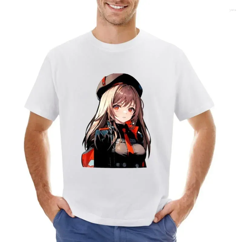 Polos da uomo Nek Nikke adesivo delle decalcine di vittoria Keras adesivi waifu 2024 maglietta kawaii vestiti tops maschi