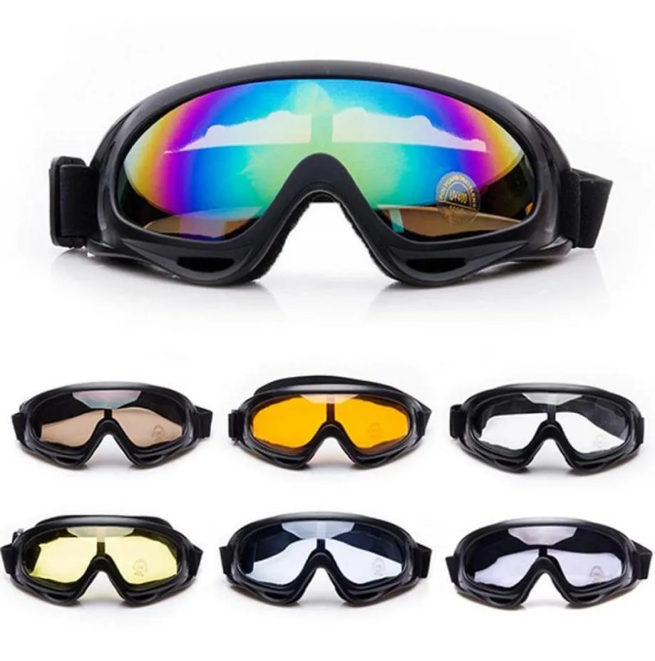 Robesbon X400 Antifog UV Invierno Invierno Snowboard Snowboard Airsoft Paintball Gastas protectoras de la motocicleta Gafas de esquí1085928