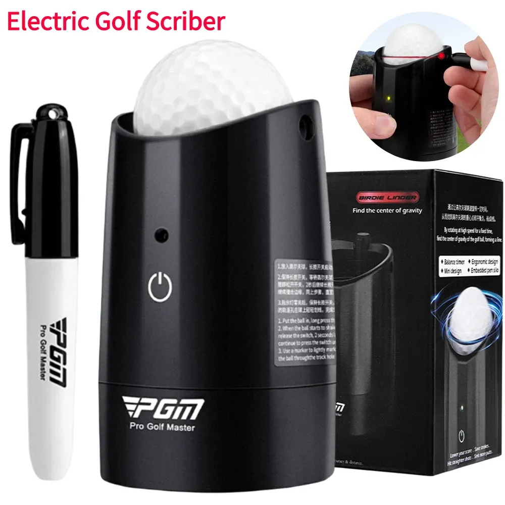 AIDS Golf Electric Scriber находит центр гравитационного распределения линия линия для гольф -мяч для марок маркеры аксессуары для шариковых маркеров инструменты маркеры