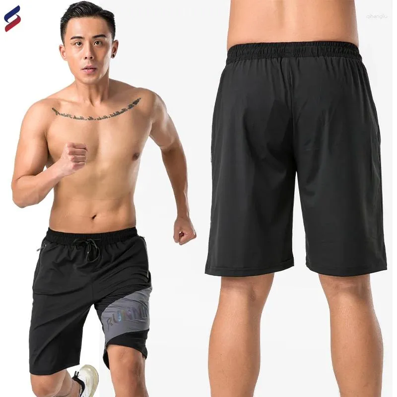 Shorts masculins en gros pantalon court de gym de haute qualité pour hommes respirant en mailles de basket basketball rapide sèche.