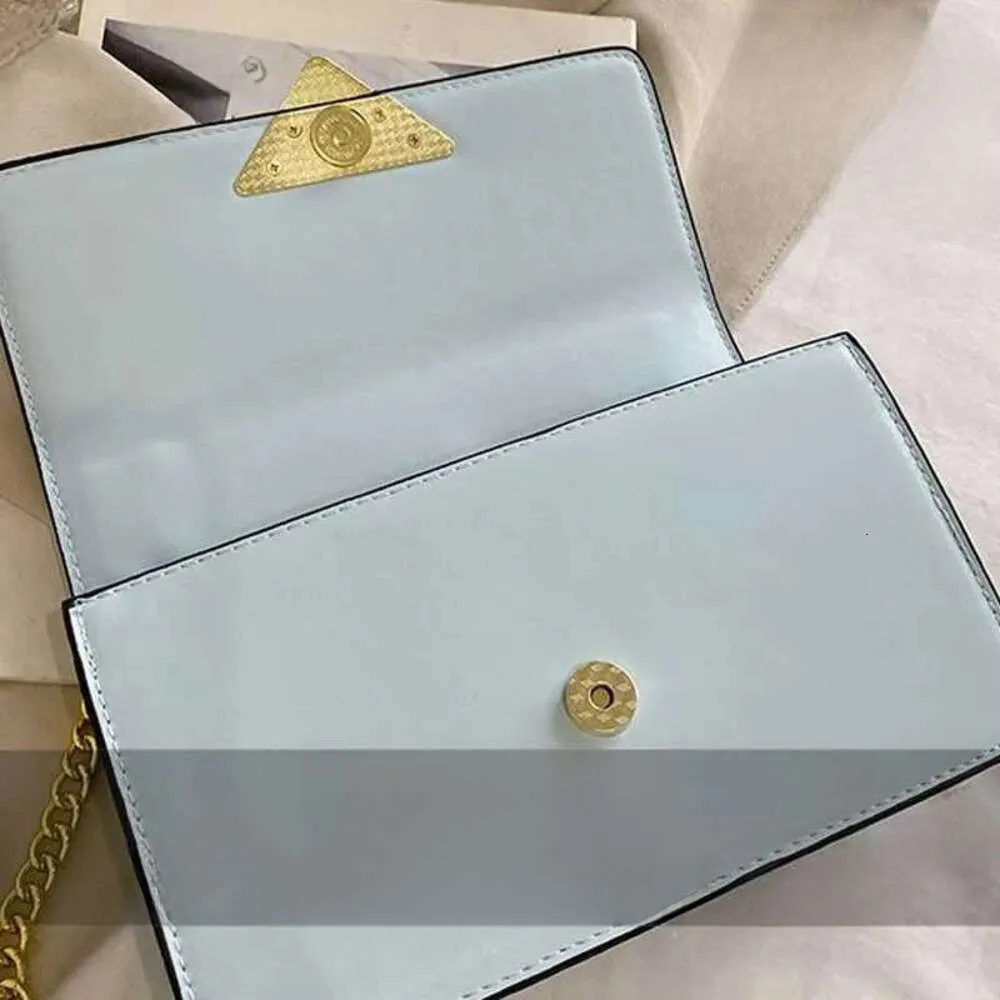 Crossbody Bags For Women Sky Blue Celebrity Handbag Designer Chain Shoulder Bag Light Luxury Small Square Bag High Quality Shoulder Wallet Fashion Purses 230809