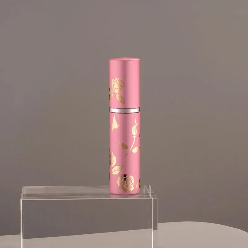 新しい10mlポータブルミニ補充可能な香水ボトル香りポンプ金属アルミニウム空の化粧品コンテナスプレーアトマイザーボトル用ポータブル
