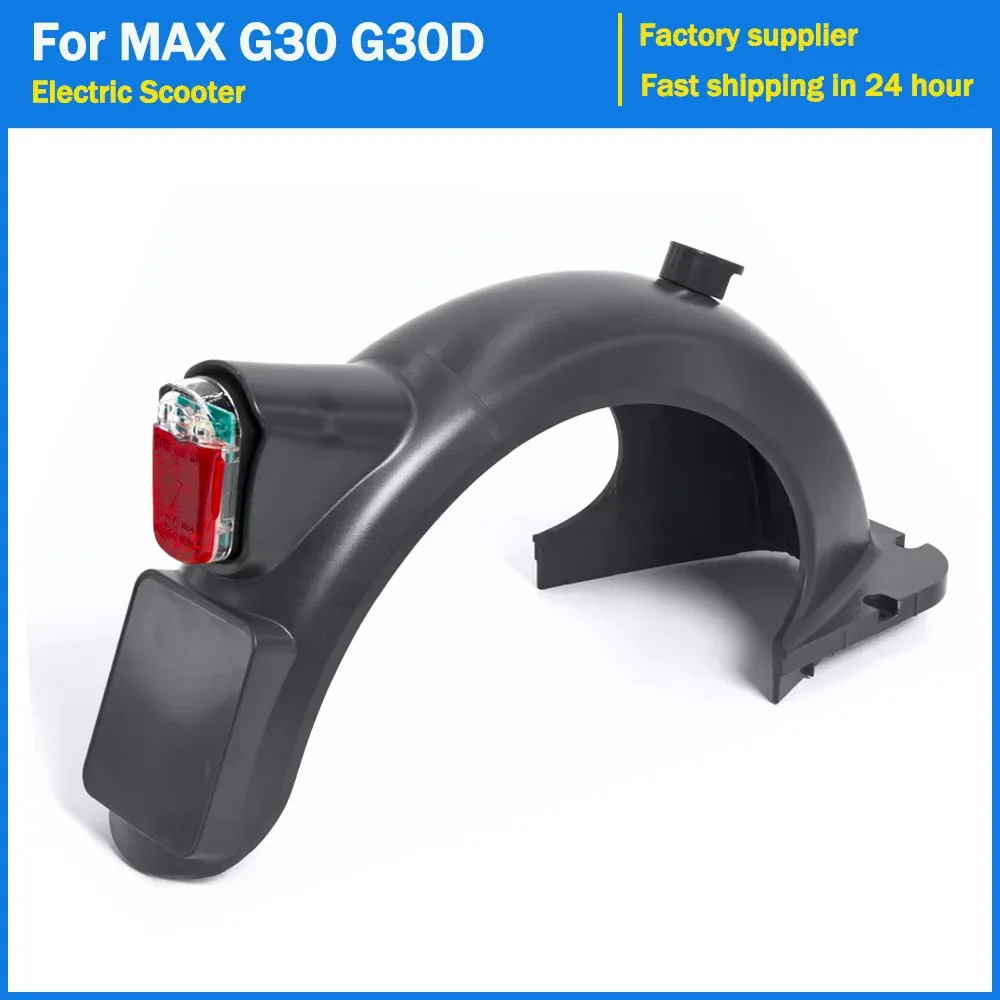 Scooters Fender traseiro para Ninebot Segway Electric Scooter Max G30 G30D Baffle guarda traseiro da luz traseira Acessórios