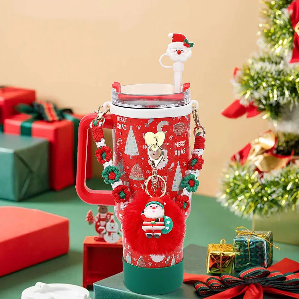 7-Piece Accessories Kit For Stanley Cup 30oz & 40oz - Includes Boot, Strap, Charm, Straw Cover