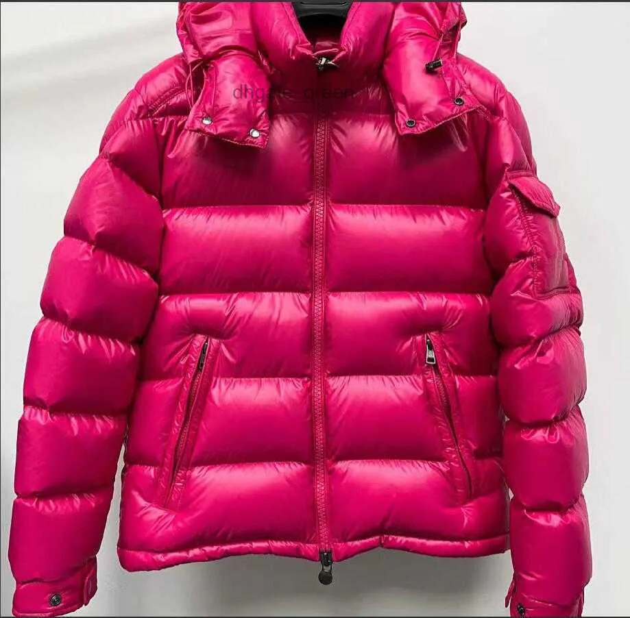 Femmes Mens Classic Down Coats Winter Puffer Vestes Designer de qualité supérieure Parka Femme Femme Casual Mabore Unisexe Extérieur Veste de plumes chaudes Rose Rose Red