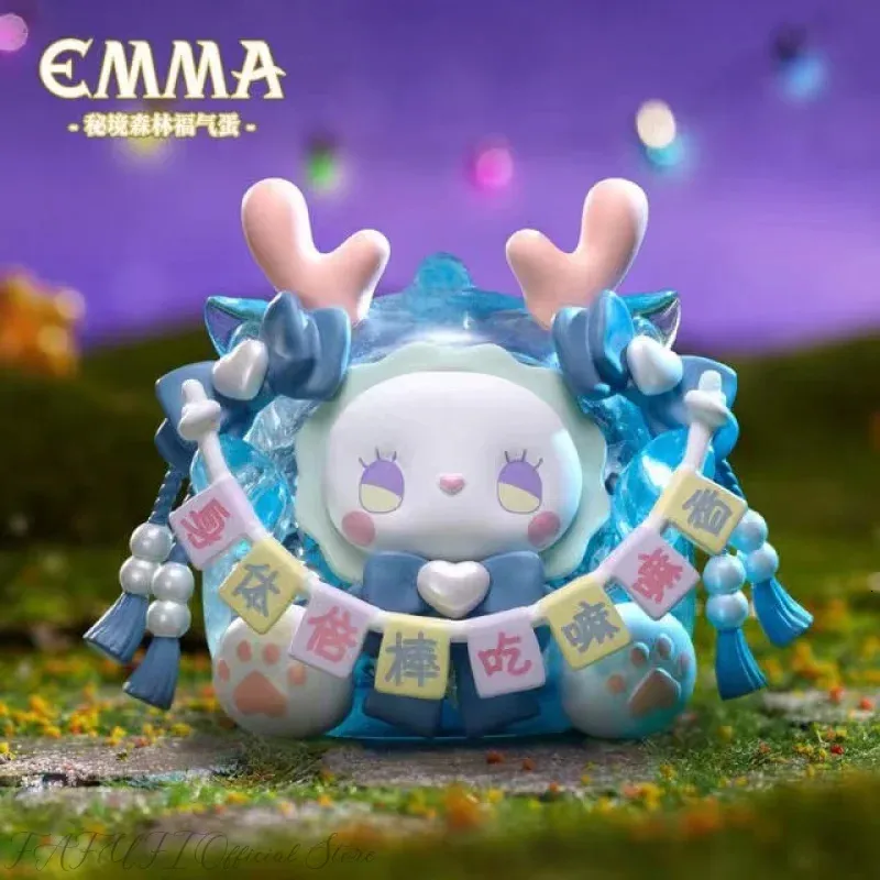 Emma Lucky Egg Series Kawaii Blind Random Box Toys Mystery Mistery Caixa Figure Zaskakość Śliczny model urodzinowy prezent urodzinowy 240422