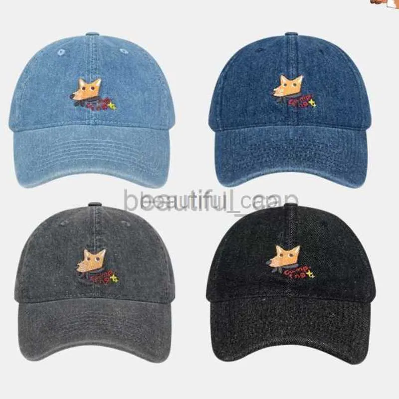 Designer Ball Caps Cappello Cartoon Little Fox Ricorso RAGGI BASEBALLA FEMMA PRIMA PRIMA/SUMPA EVAVE CURVE CUI SEGLI SEMPLICE PICCOLA FACCIA DACCHI