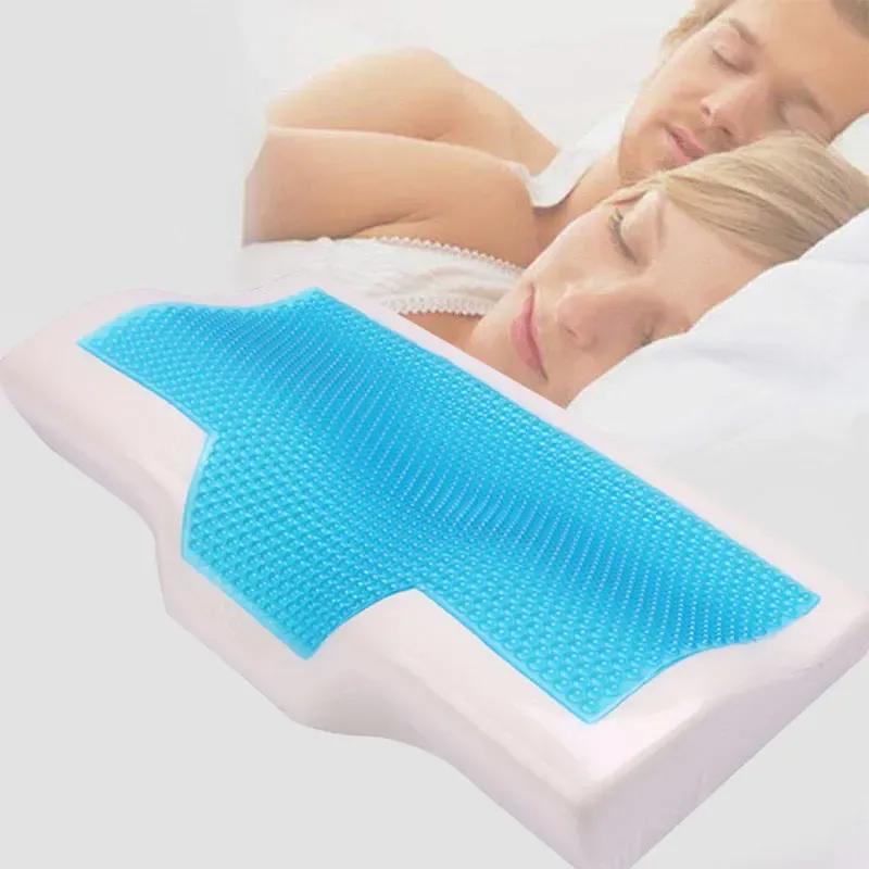 Pillow Memory Foam Gel Pillow Summer IceCool AntiSnore Orthopedic Sleep Pillow Slow Rebound Healthcare Neck Pillow For Home Beddings