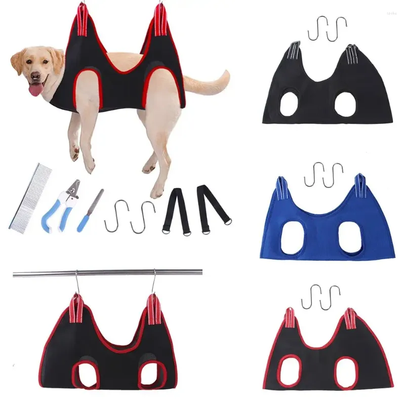 Dog Apparel Kitten Pet Supplies Comb Pruning Set Shop Accessories Bathing Bag Grooming Hammocks Cat Restraint Hammock Helper