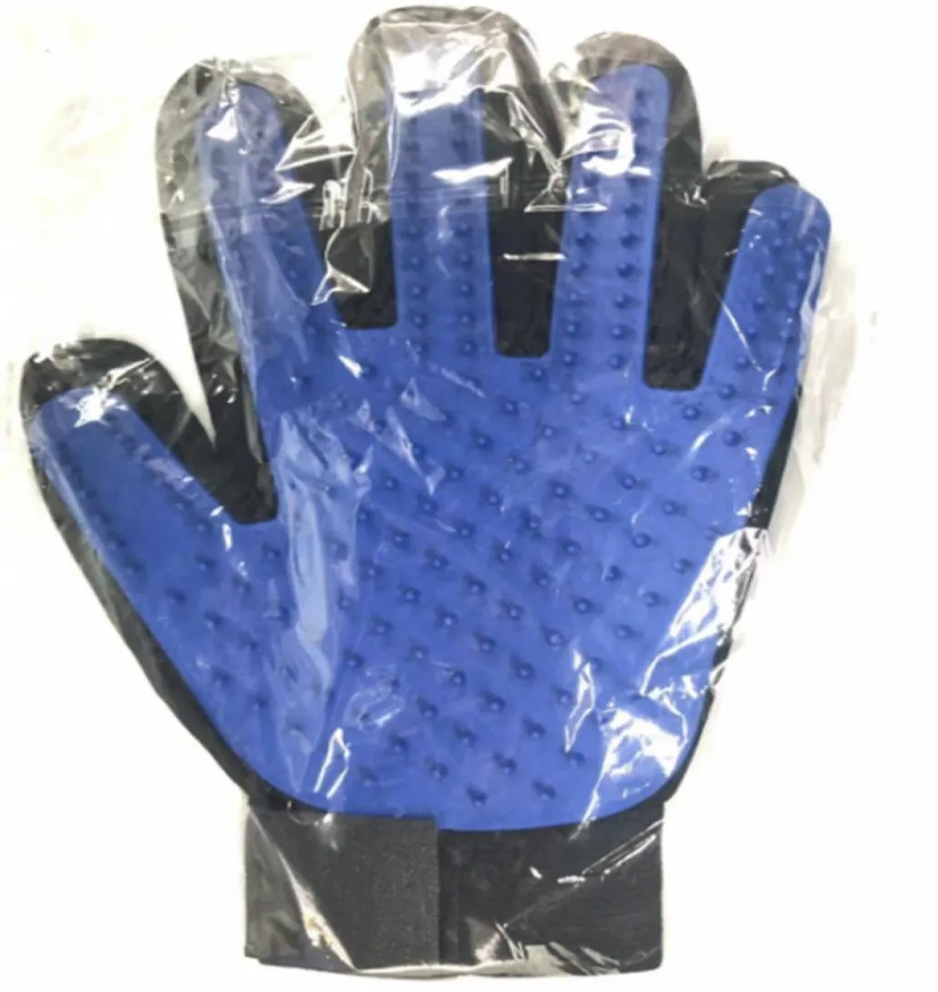 Combinadores de mascotas Guantes de guantes para el cabello Cepillo de guantes para perros Gatos efectivos Massaces Guantes de masaje con diseño de cinco dedos mejorado FUR92677733