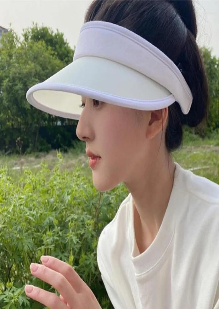 Beanies Zhao Lusi Star Same Sun Protection Hat Female Visor Cap Summer Peaked Sports1186851