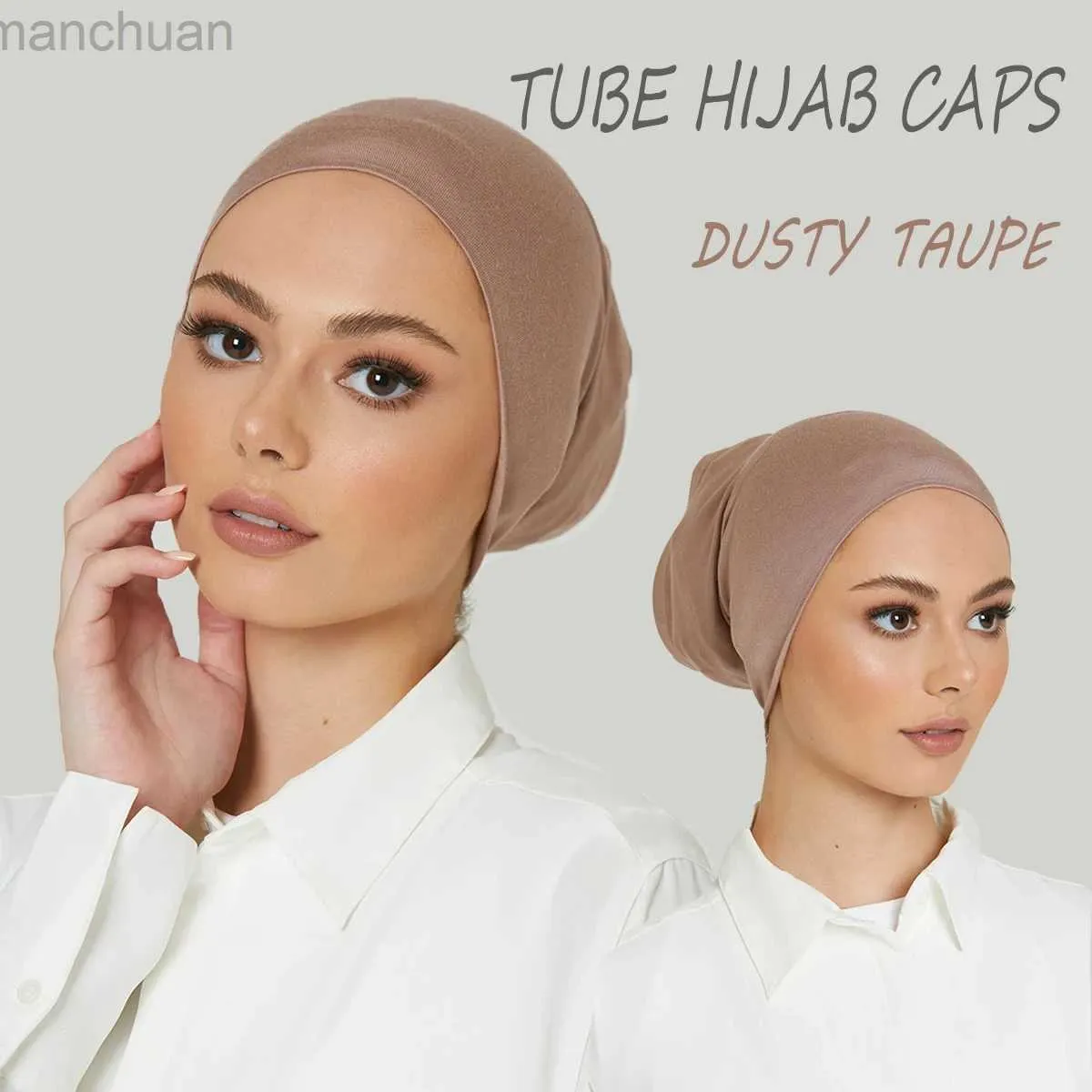 Hijabs Nouveau coton modal intérieur Hijab Caple musulman stretch turban capot islamic troncement capot