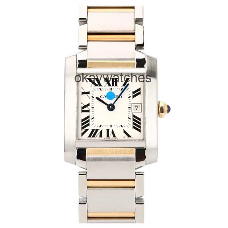 Wybory Pracujące automatyczne zegarki Carter Off Stały Nowy seria zbiorników Precision Stal Kwarc Watch W51012Q4