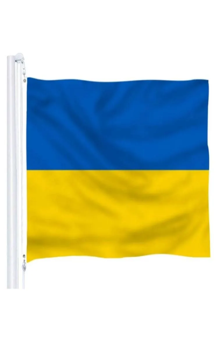 3x5 bandiere ucraine e banner pubblicitari nazionali di alta qualità per il festival di Indooroutdoor Utilizzo1047564