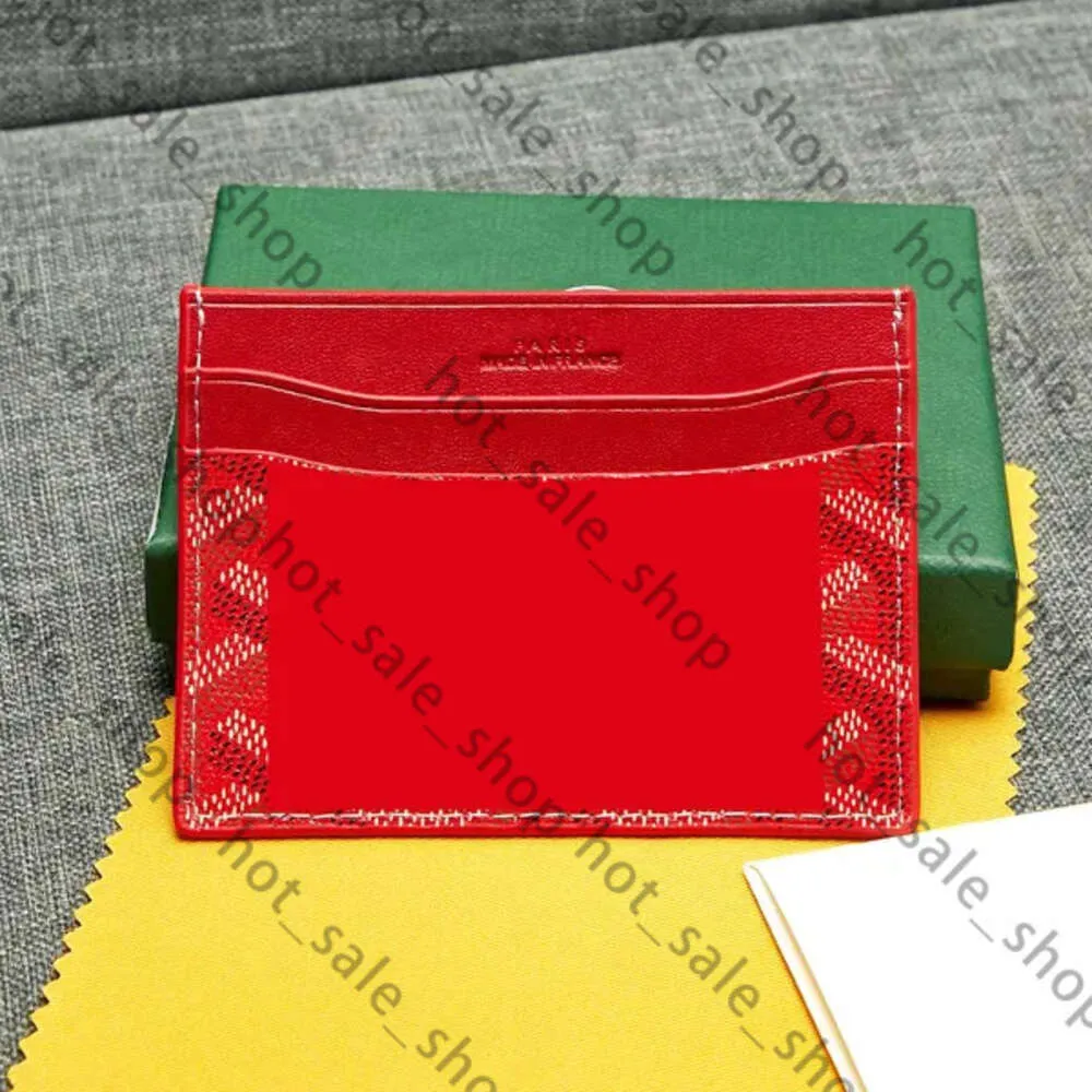 Portafoglio designer di alta qualità GO Yard Slim Mini Card Porta del porta da donna con le borse per carte alla moda e alla moda sono facili da abbinare 397