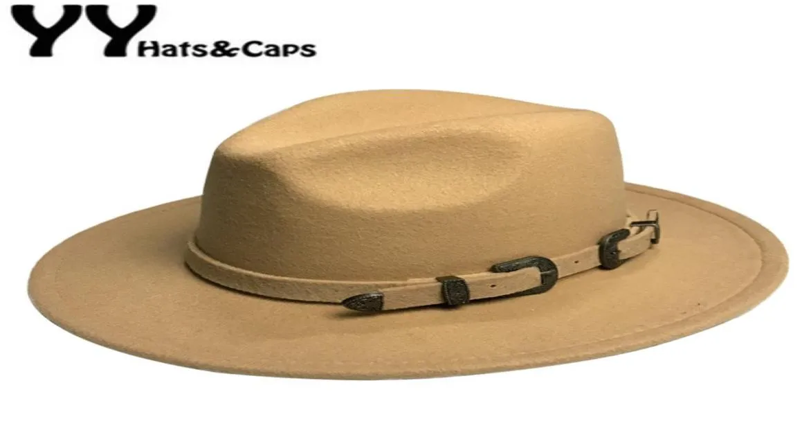 شتاء قبعة بنما Wina Women Caps Male Trilby Hat Wide Brim Fedora Caps with Belt Chapeau Homme Feutre YY180169186239