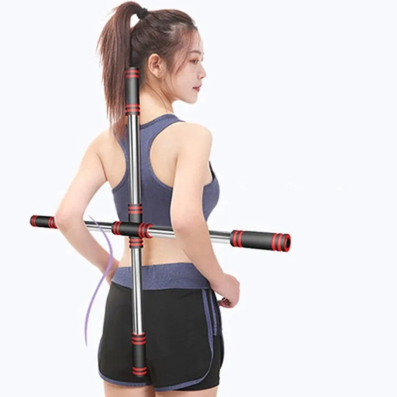 Dress Yoga Pole Open Shoulder Beauty Back Correction Hunchback Artifact Yoga Stick Multifunctional Dance Body Sculpting Home Fiess