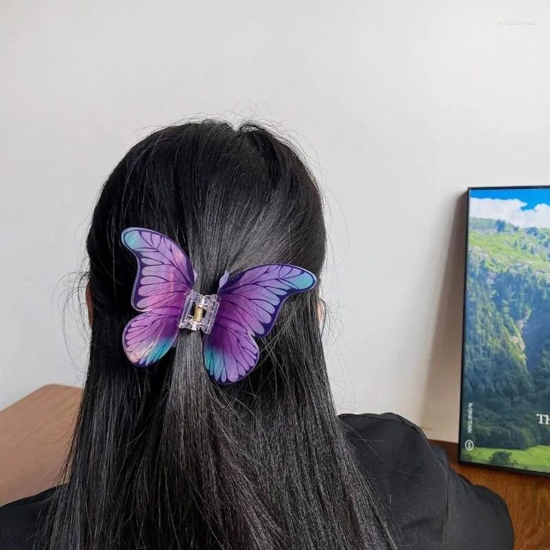 Clip per capelli Simulazione Clip farfalla Clip elegante Accessorio da barretta per donne per donne Elegante copricapo