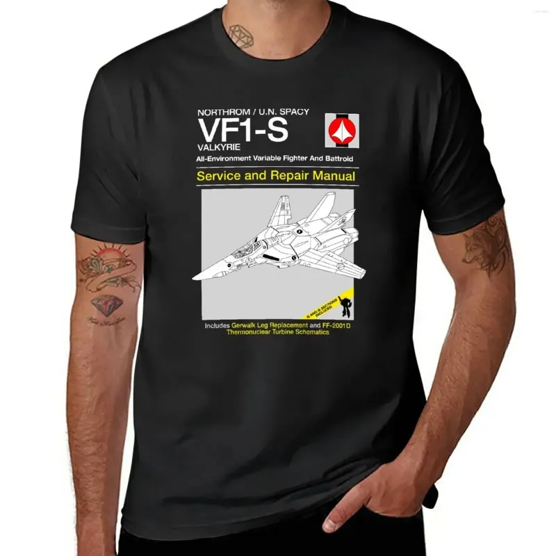 Herentanktops VF-1 Service en reparatie T-shirt editie Zomer vintage kleding Heren Big Tall T-shirts