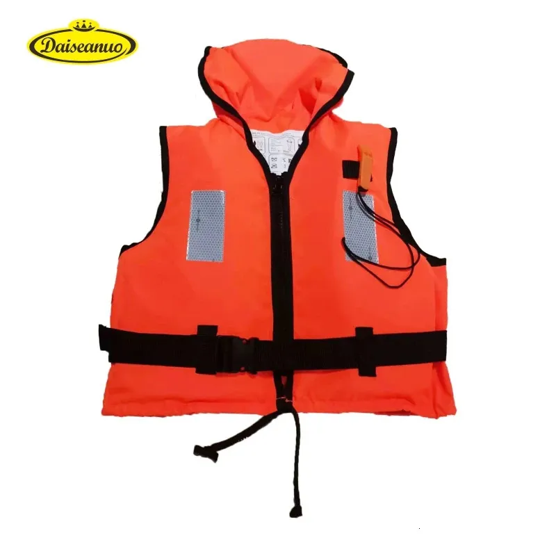Daiseanuo Foam Life Jacket Marine Man Life Vest Solas reflekterande vuxen flytande enhet för båtfartyg Segling Safe Buoys 240409