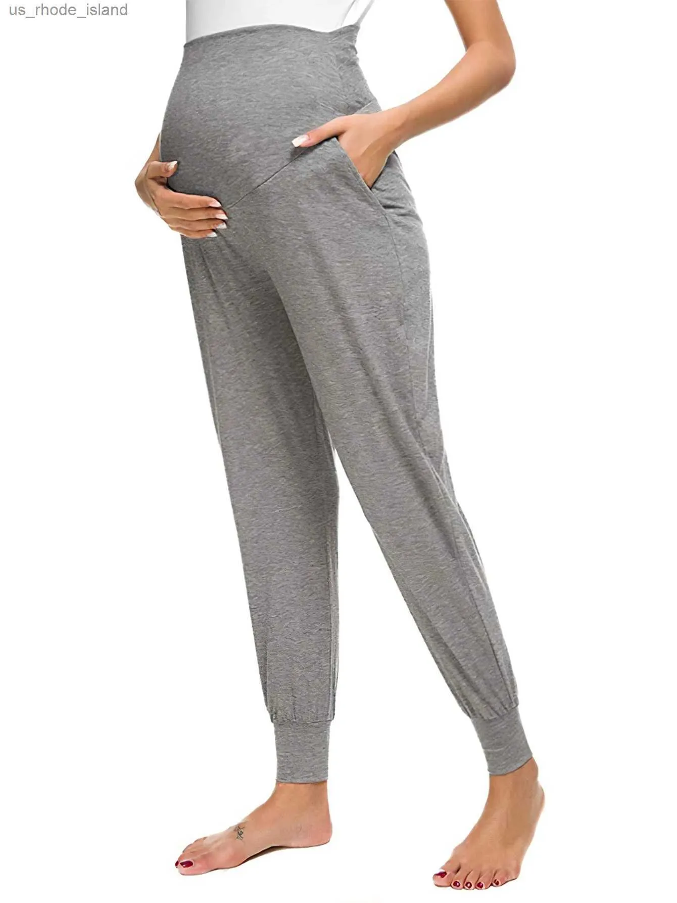 Maternity Bottoms Womens New Product Pregnant Womens Pants Yoga Sports Pants Cross border Yoga for Women in Europe and AmericaL2404