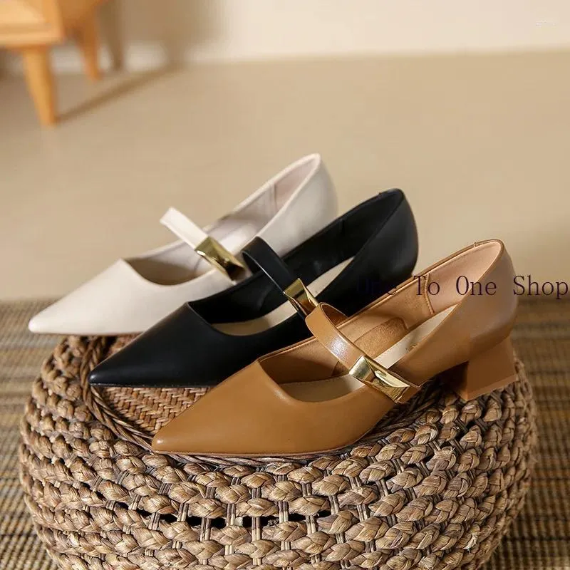 Dance Buty High Heels 2024 Vintage Single Single Women's Winted Mary Jane Summer Summer Sump