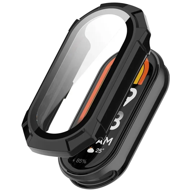 Apparaten Volledig cover Case Glas voor voor Xiaomi Mi Band 8 7 Scherm Protectorfilm Miband 8 Watchband Protective PC Frame Cases