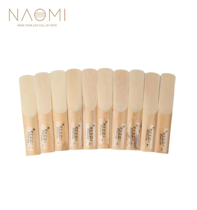 Naomi Tenor Sax Reeds 10pcsbox Tenor Be Saxophone Reeds Sax Reed Force 2 pour Tenor Sax Woodwind Pièces Accessoires New6073765