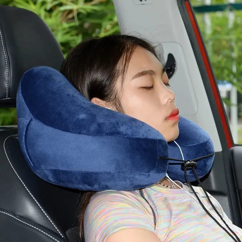 Cuscino H a forma cuscino gonfiabile cuscino pieghevole portatile cuscino per pisolino leggero per viaggiare per aereo per dormire cuscino cuscino cuscino