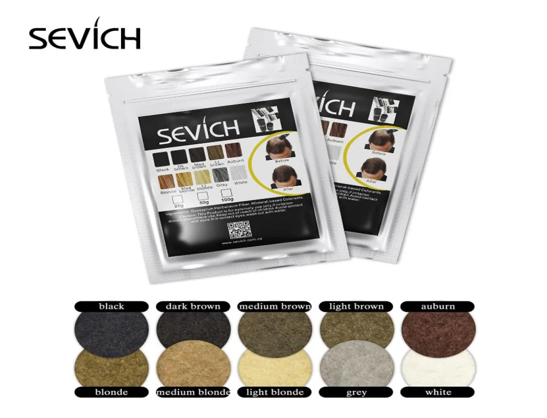 sevich 50g Cosmetic Makeup Beauty Sevich Hair Fiber Keratin Spray Applicator Thickening Hair Powder Hair Loss Products1475191