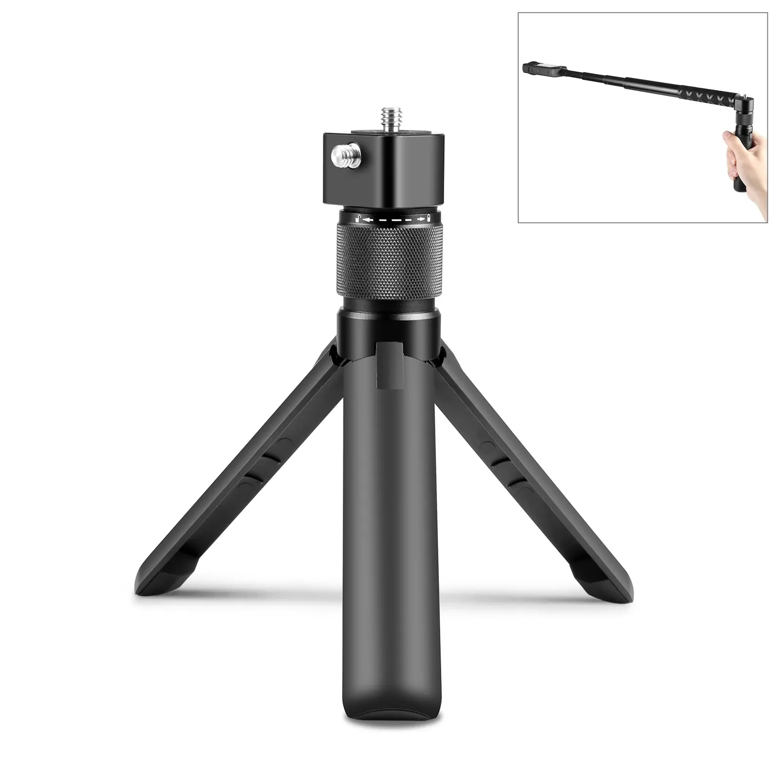 Accessories PULUZ Bullet Time Rotating Handle Tripod Desktop Tripod Stand For insta360 X3 Panoramic Camera Accessories