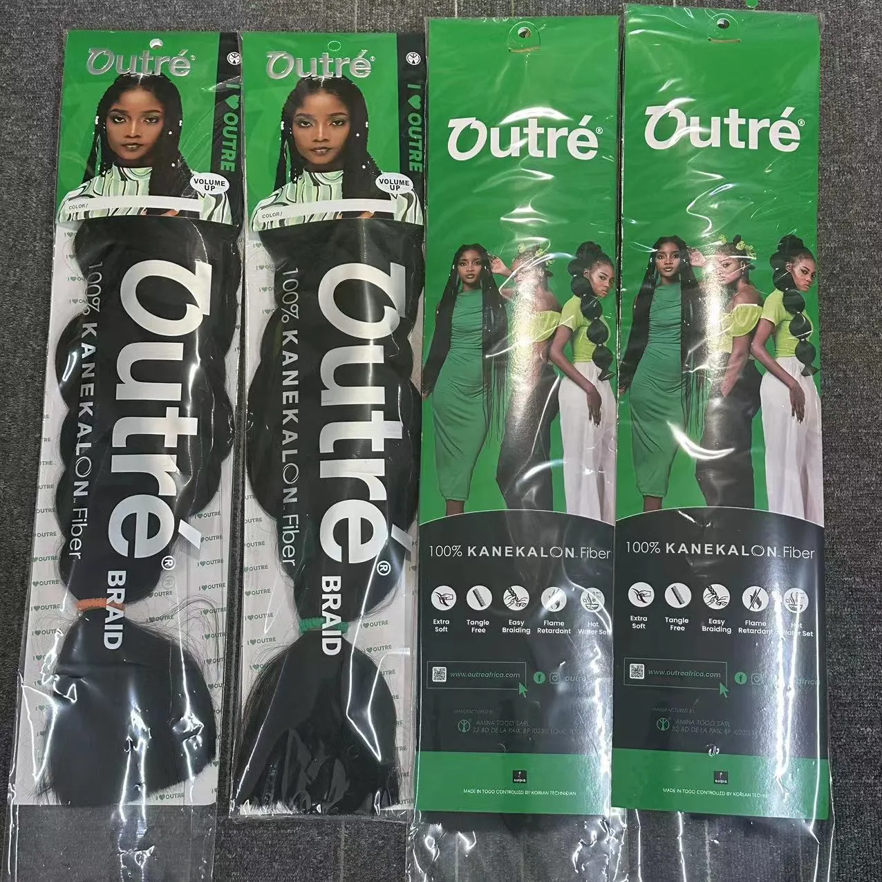 Ultra Jumbo Crochet Yaki Braids - 82 Inch Pre-Stretched Synthetic Hair ...