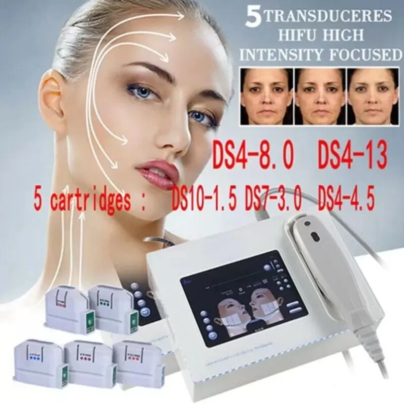 Inne rzeźbienie ciała Ulepszona wersja mini hifu usuwanie zmarszczek twarz Skin Care Care Sconed Ultrasound Machine Lift