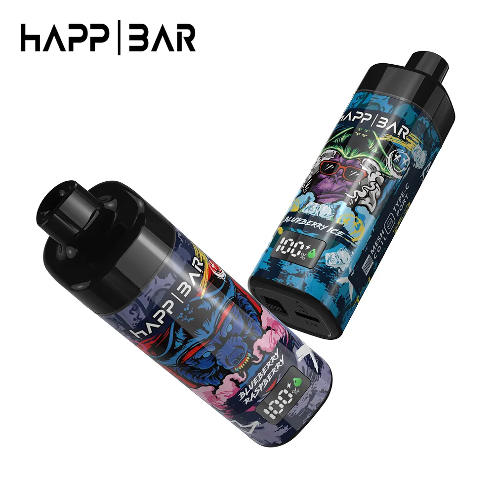 EU Warehouse Happ Bar 12000 Puffs 0% 2% 5% VAPE MULTI FLAVORS VAPE VAPE PUBE Wegwerp Pape Pape Pen Groothandel E Sigaret